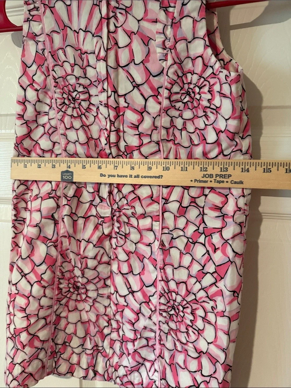 Lilly Pulitzer Girls Pink Floral Ruffle Shift Dress